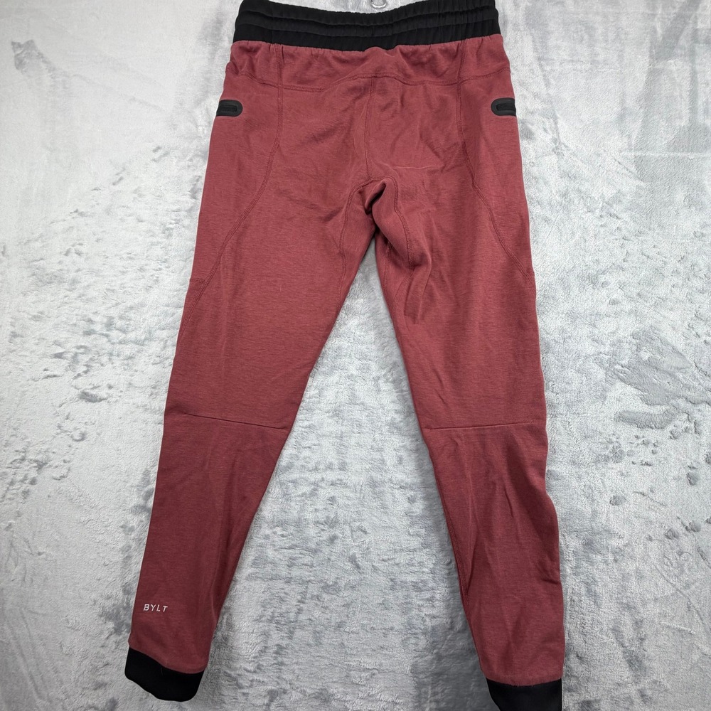 BYLT Premium Jogger Mens Medium Maroon Black Everyday Athletic Pants PREM JOG - Picture 9 of 11